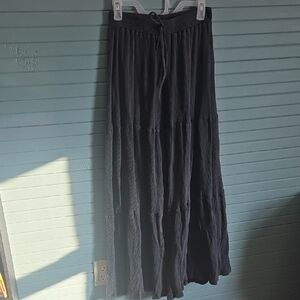 SHEIN Charcoal Cotton Palazzo Pants